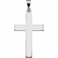 Picture of 14K White Gold Cross Pendant
