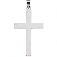 Picture of 14K White Gold Cross Pendant