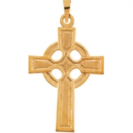 Picture of 14K Yellow Gold Celtic Cross Pendant
