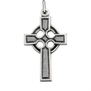 Picture of 14K White Gold Celtic Cross Pendant
