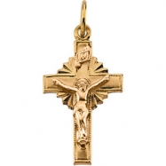 Picture of 14K Yellow Gold Crucifix Pendant