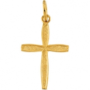 Picture of 14K Yellow Gold Childs Cross Pendant