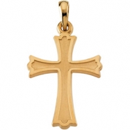 Picture of 14K Yellow Gold Cross Pendant