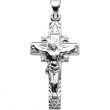 14K Yellow Gold Crucifix Pendant