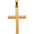 14K Yellow Gold Cross Pendant