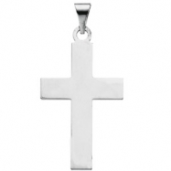 Picture of 14K White Gold Cross Pendant