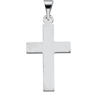 Picture of 14K White Gold Cross Pendant