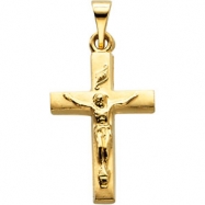 Picture of 14K Yellow Gold Crucifix Pendant