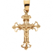 Picture of 14K Yellow Gold Crucifix Pendant