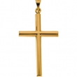 14K Yellow Gold Cross Pendant
