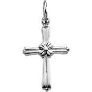 Picture of 14K White Gold Cross Pendant
