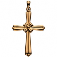 Picture of 14K Yellow Gold Cross Pendant