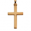 14K Yellow Gold Cross Pendant
