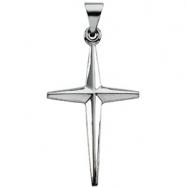 Picture of 14K White Gold Cross Pendant