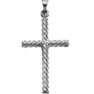 Picture of 14K White Gold Cross Pendant