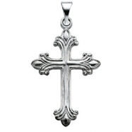 Picture of 14K White Gold Cross Pendant