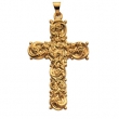 14K Yellow Gold Cross Pendant