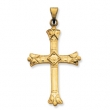 14K Yellow Gold Cross Pendant
