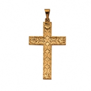 Picture of 14K Yellow Gold Cross Pendant