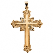 Picture of 14K Yellow Gold Cross Pendant