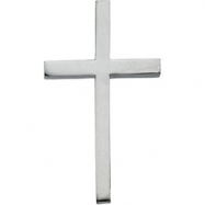 Picture of 14K White Gold 29.5x18.25 Cross Pendant