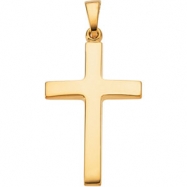Picture of 14K Yellow Gold 24.25x16 Cross Pendant
