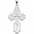 14K Yellow Gold 26.00 X Die Struck Orthodox Cross