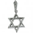 14K Yellow Gold Star Of David Pendant