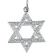 Sterling Silver 29.0x26.0 Star Of David Pendant