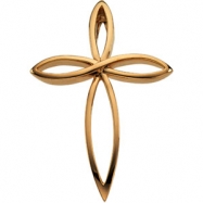 Picture of 14K Yellow Gold Cross Pendant