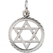 14K Yellow Gold 13.25 Star Of David Pendant