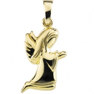 Picture of 14K Yellow Gold Praying Angel Pendant