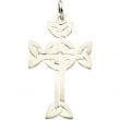 Sterling Silver Celtic Design Cross