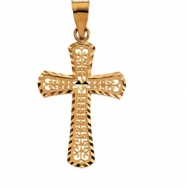 Picture of 14K Yellow Gold Cross Pendant
