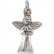 Picture of 14K White Gold Praying Angel Pendant