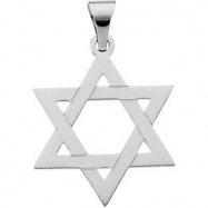Picture of 14K White Gold Star Of David Pendant