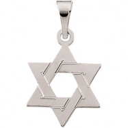 Picture of 14K Yellow Gold Star Of David Pendant