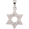 14K Yellow Gold Star Of David Pendant