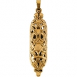 14K Yellow Gold Mezuzah Pendant