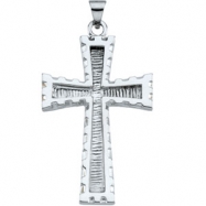Picture of 14K White Gold Cross Pendant