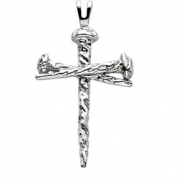 Picture of 14K White Gold Cross Pendant