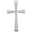 14K White Gold Cross Pendant