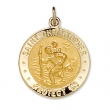 14K Yellow 18.00MM;P;ST. CHRISTOPHER /US ARMY MEDAL St. Christopher Us Army Medal