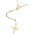 14K Yellow Gold 16.00 Inch Rosary Necklace