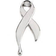 Picture of Sterling Silver Lapel Pin Ribbon Of Tears