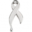 Sterling Silver Lapel Pin Ribbon Of Tears