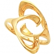 14K Yellow Gold Metal Fashion Ring