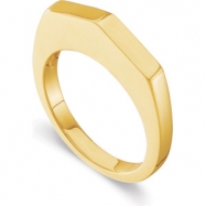 Picture of 14K Yellow Gold Metal Fashion Stackable Ring