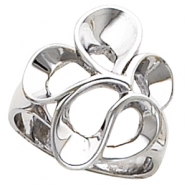 Picture of 14K White Gold Metal Fashion Ring