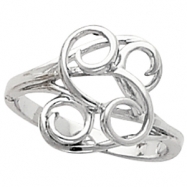 Picture of 14K White Gold Metal Fashion Ring